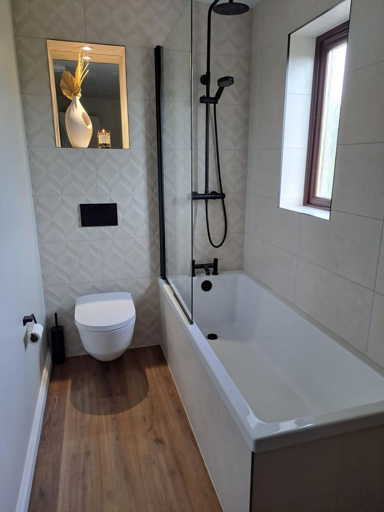 Bathroom installation in Cardiff by Cardiff & Caerphilly Construction