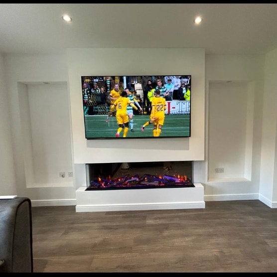 Styling media wall cabinetry handover