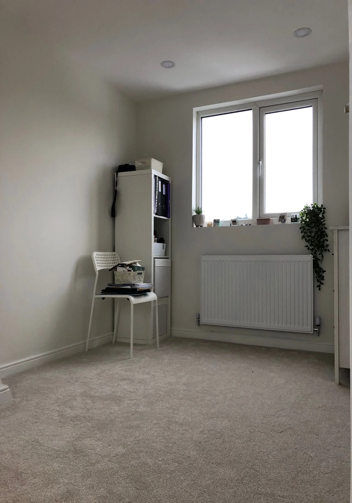 Freshly plastered room during renovation — Cardiff & Caerphilly Construction