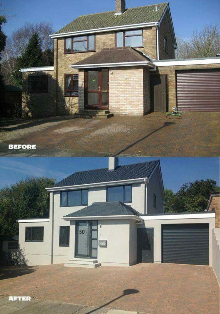 Brick house with side extension — Cardiff & Caerphilly Construction