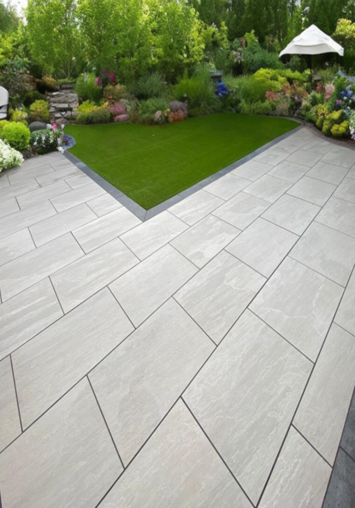 Patio and lawn garden landscaping — Cardiff & Caerphilly Construction