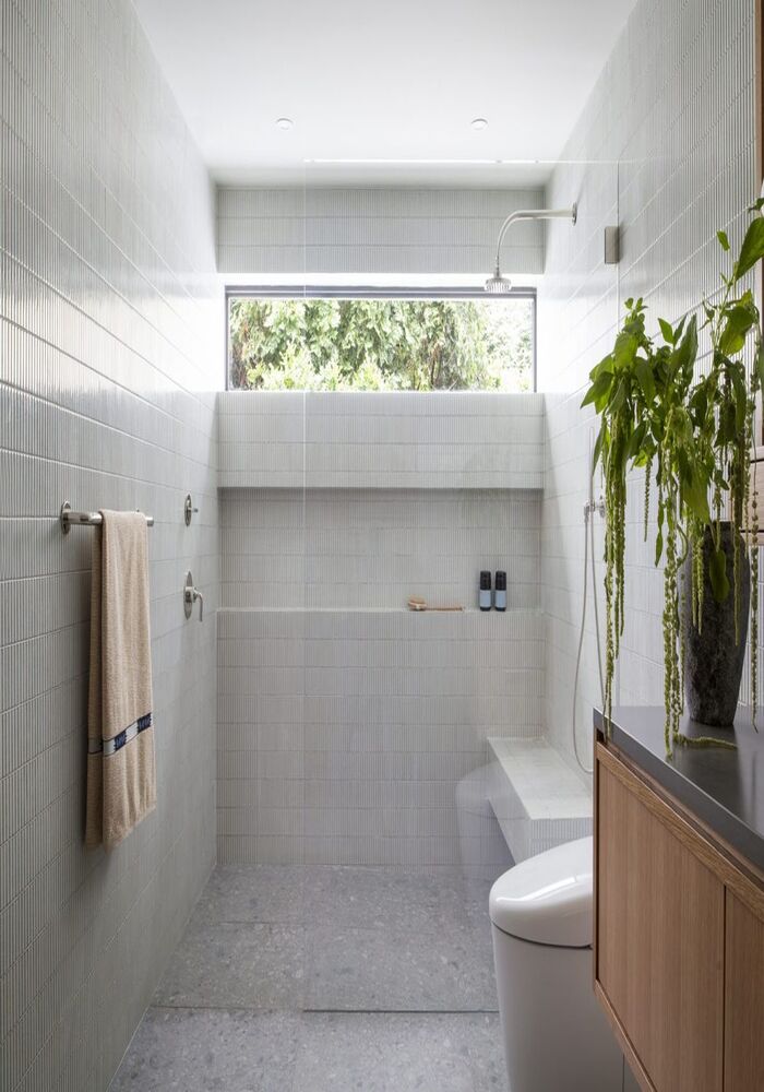 Newly fitted white bathroom — Cardiff & Caerphilly Construction