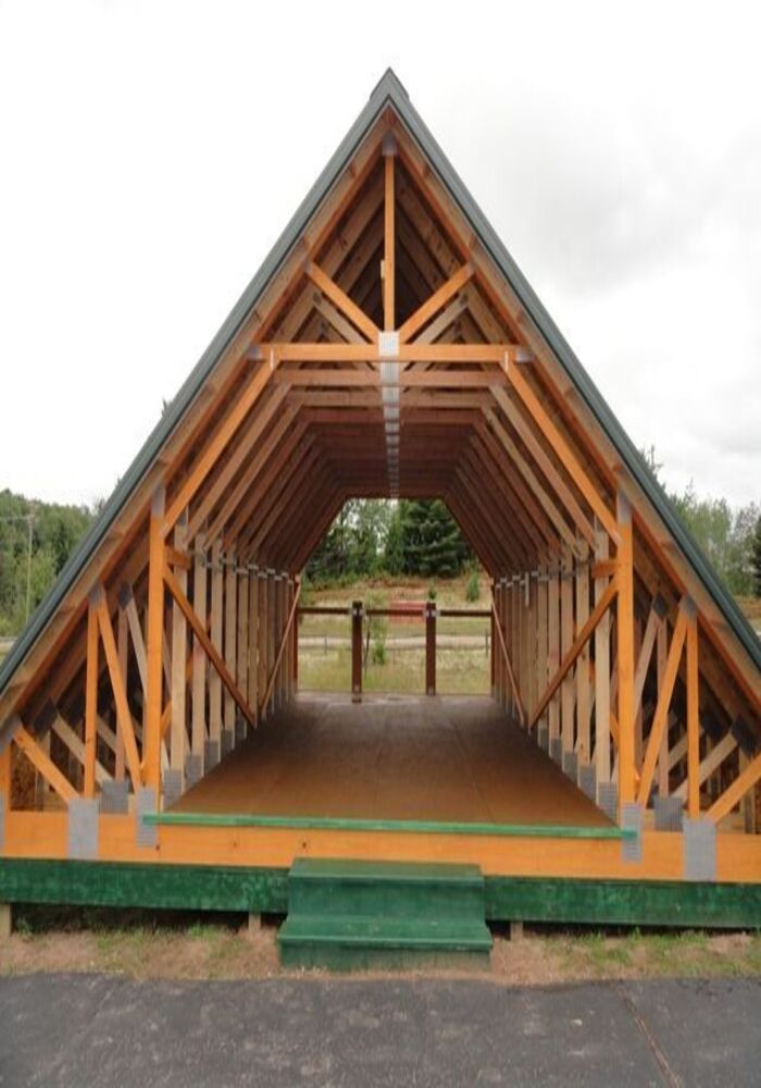 Timber-framed vaulted garden room structure — Cardiff & Caerphilly Construction